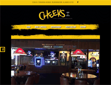 Tablet Screenshot of cheeksbarandgrill.com
